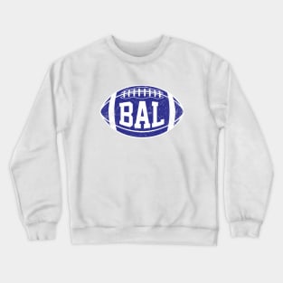 BAL Retro Football - White Crewneck Sweatshirt